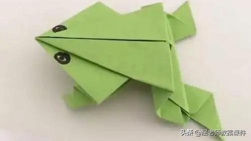 幼儿园小班《折纸舔画》美术教案