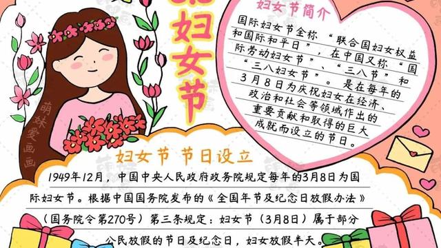 三八节手抄报10篇