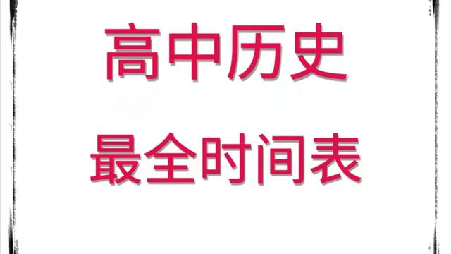 高考历史重要复习知识点总结