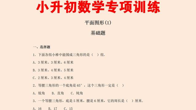 小升初复习重点资料知识点总结【通用】