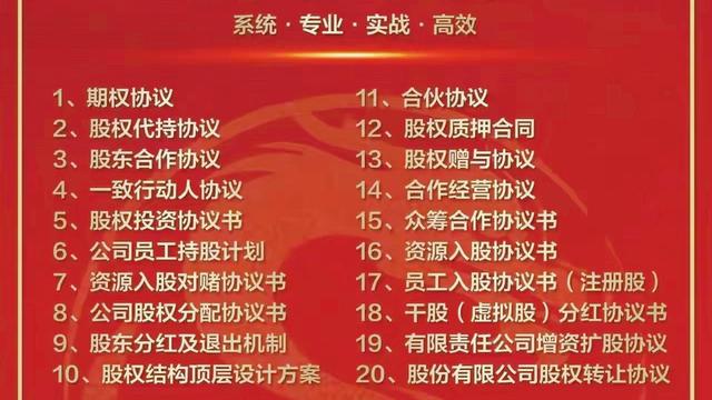 合伙人协议书