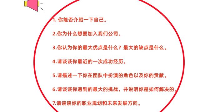 毕业生面试常见的15个问题