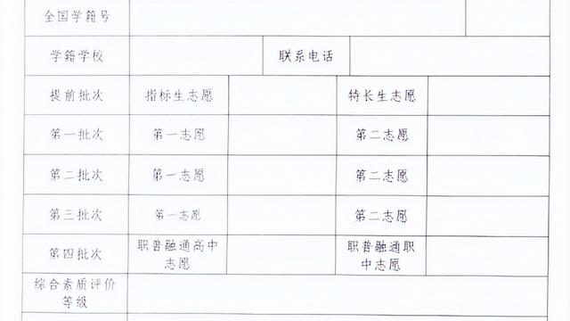 中考报名10篇