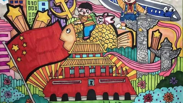 迎国庆黑板报内容模板
