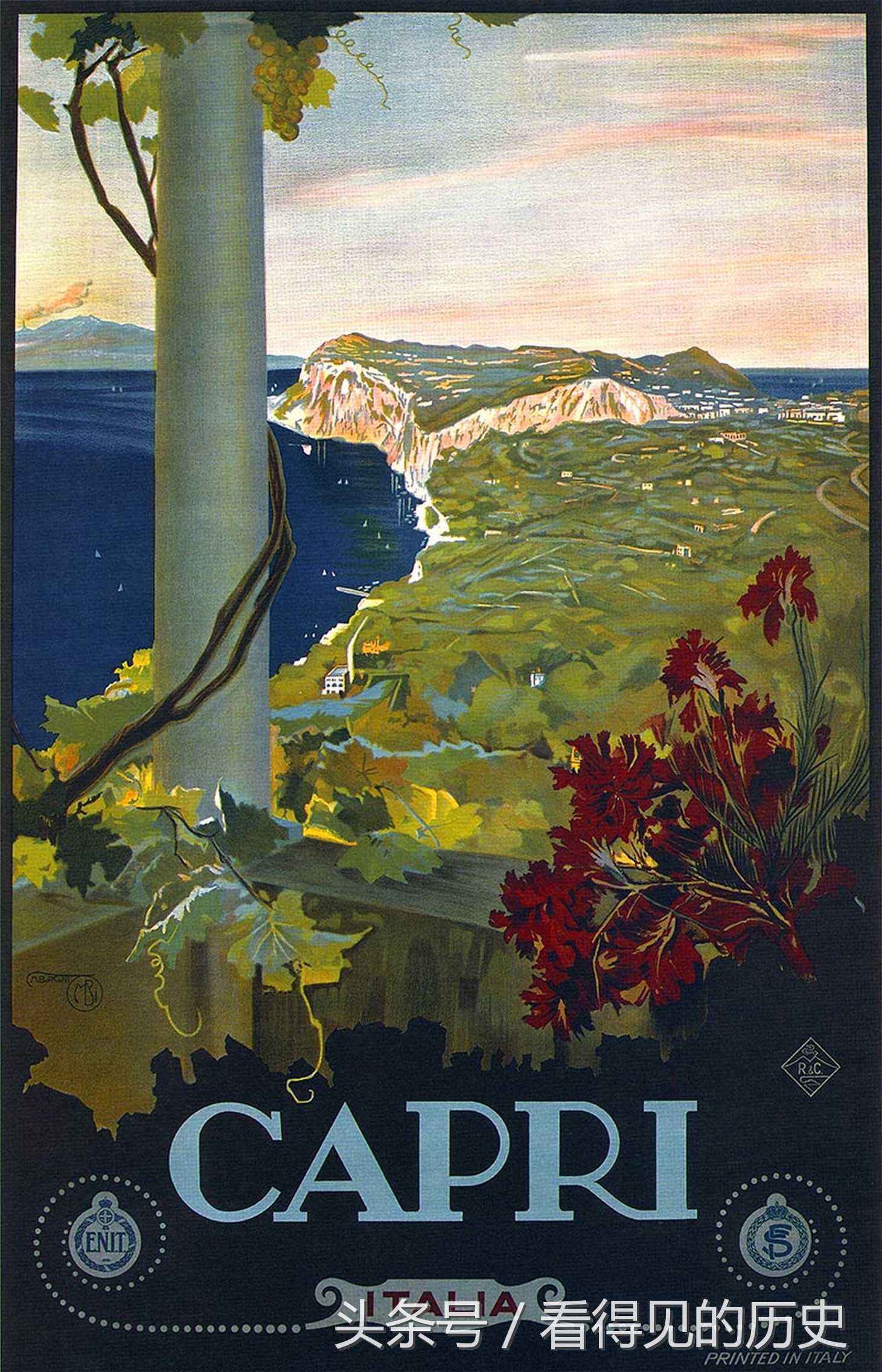 睁眼看世界：这些漂亮的意大利旅游海报，都快100年了