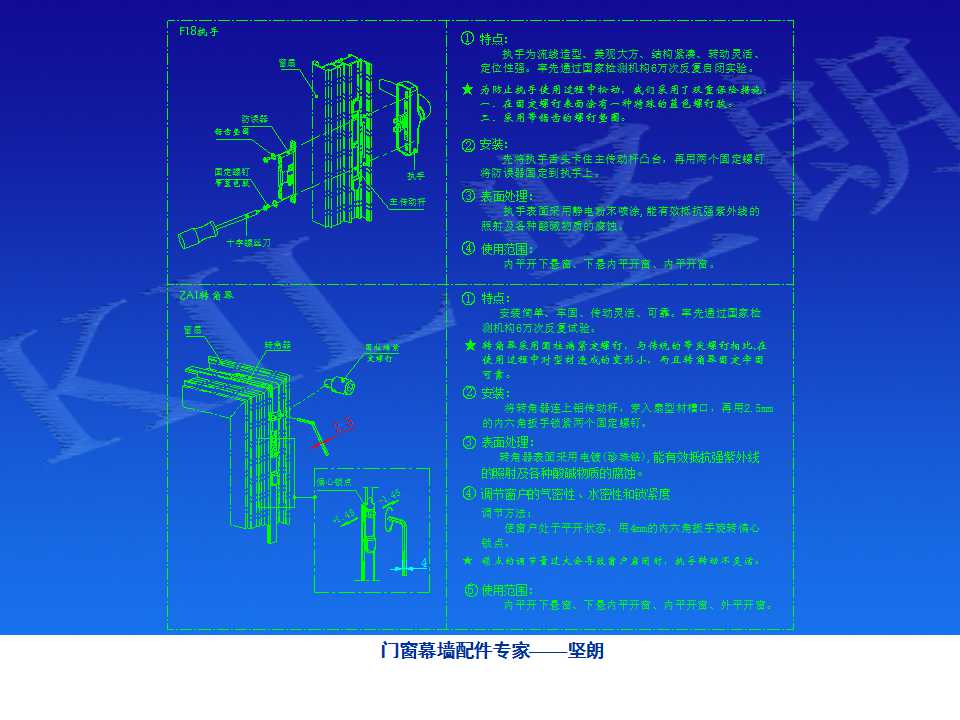 铝合金门窗基础知识（坚朗门窗内部资料）