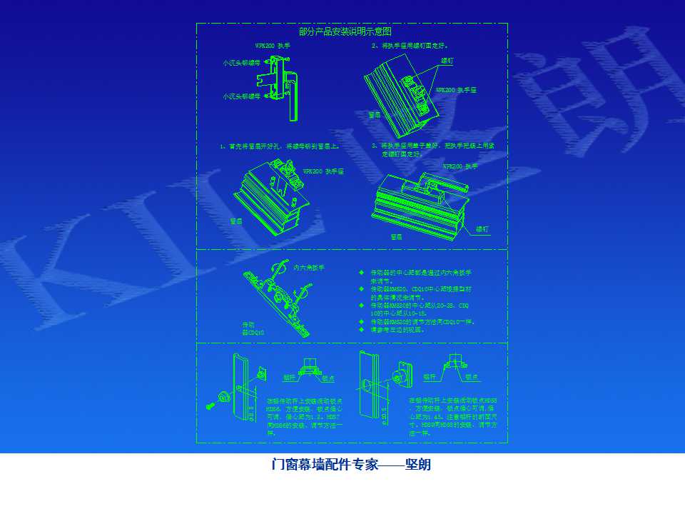 铝合金门窗基础知识（坚朗门窗内部资料）