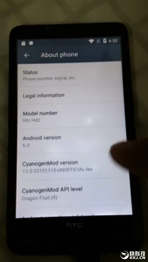 一代神機(jī)HTCHD2取得成功刷入Android6.0