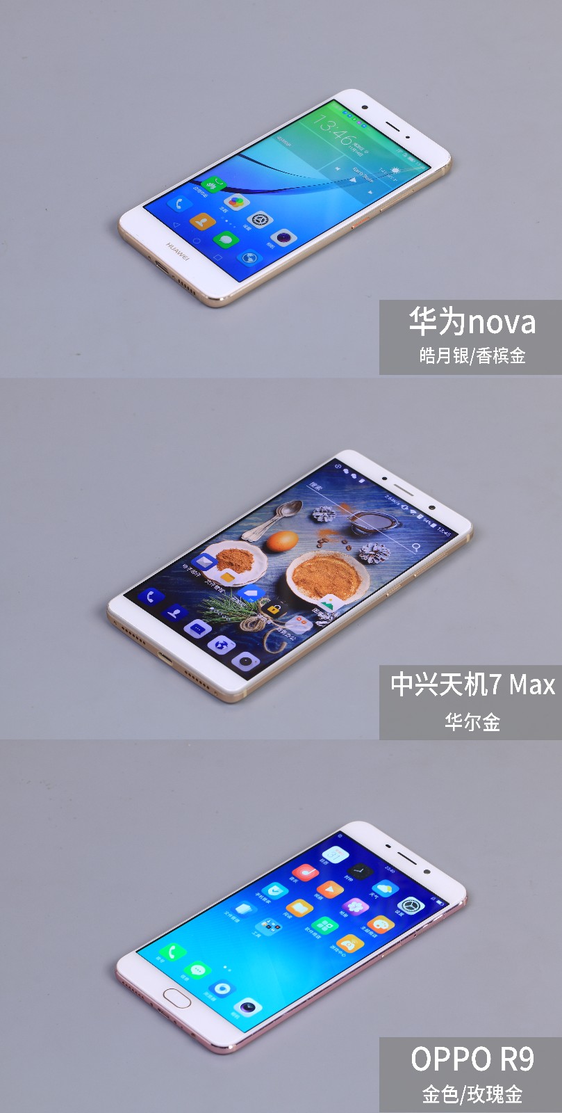 青春年少长相派 天機7MAX/R9/华为公司nova比照