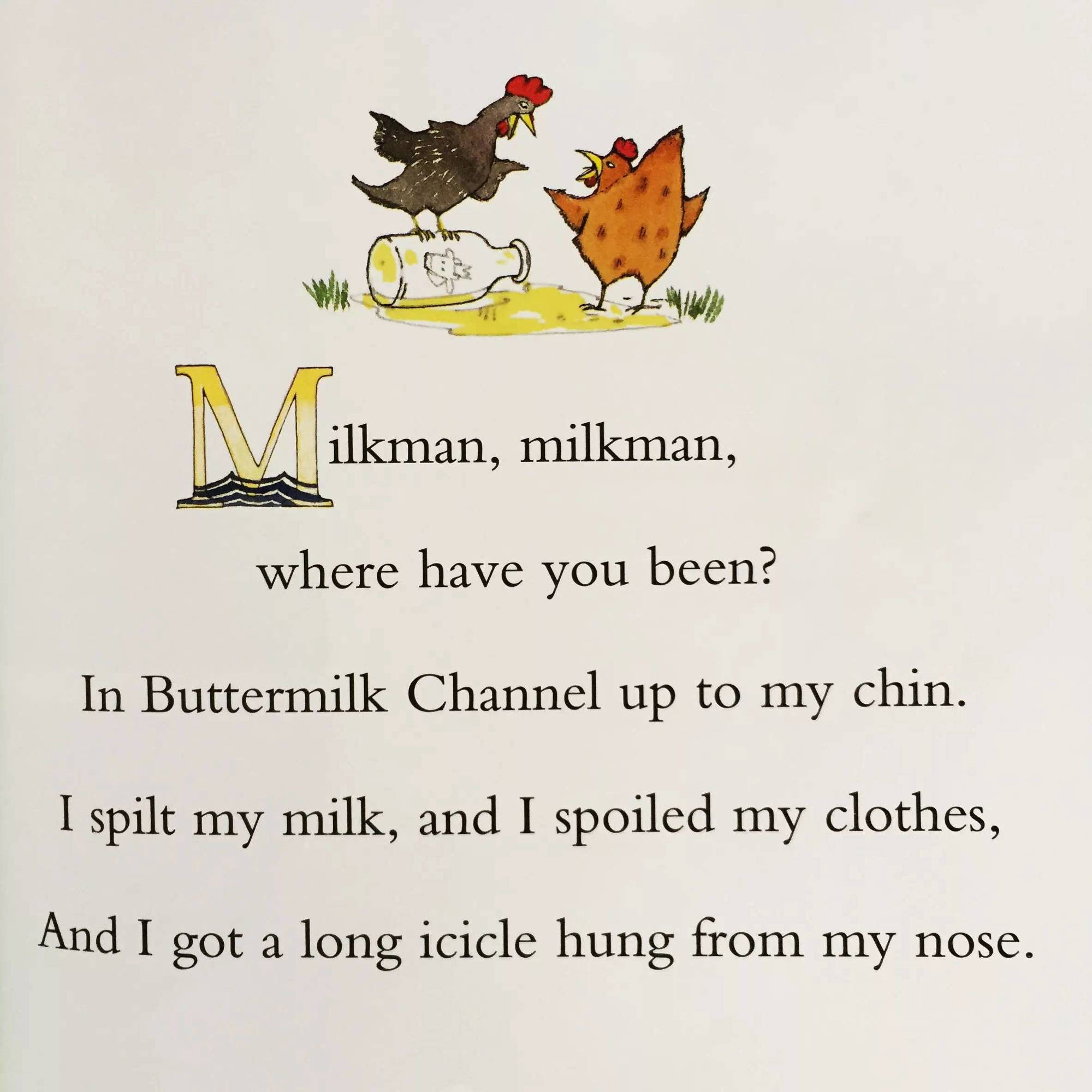 鹅妈妈童谣 Milkman, milkman, where have 