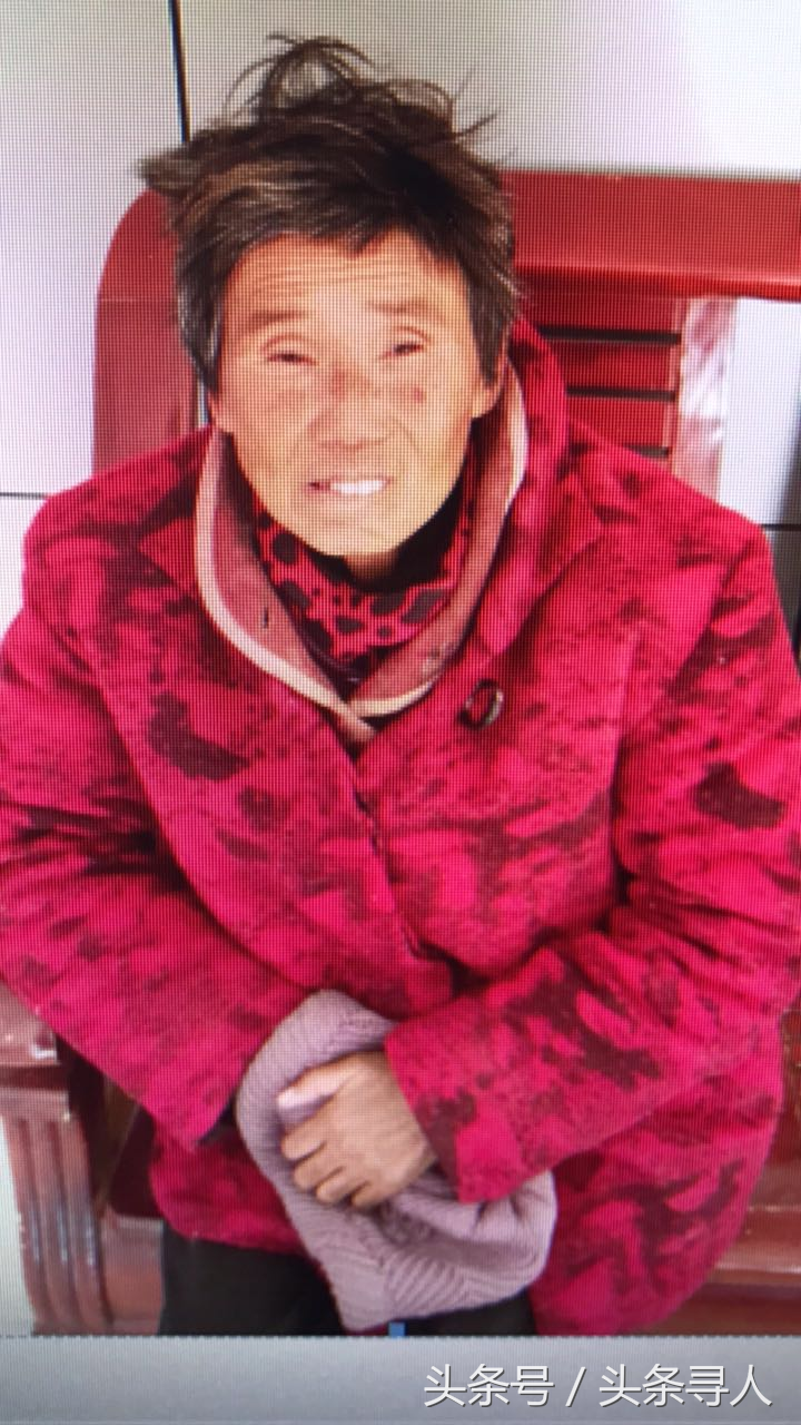 六旬老太在江苏沭阳被救助，急寻亲属，穿红色棉袄，疑似智力障碍