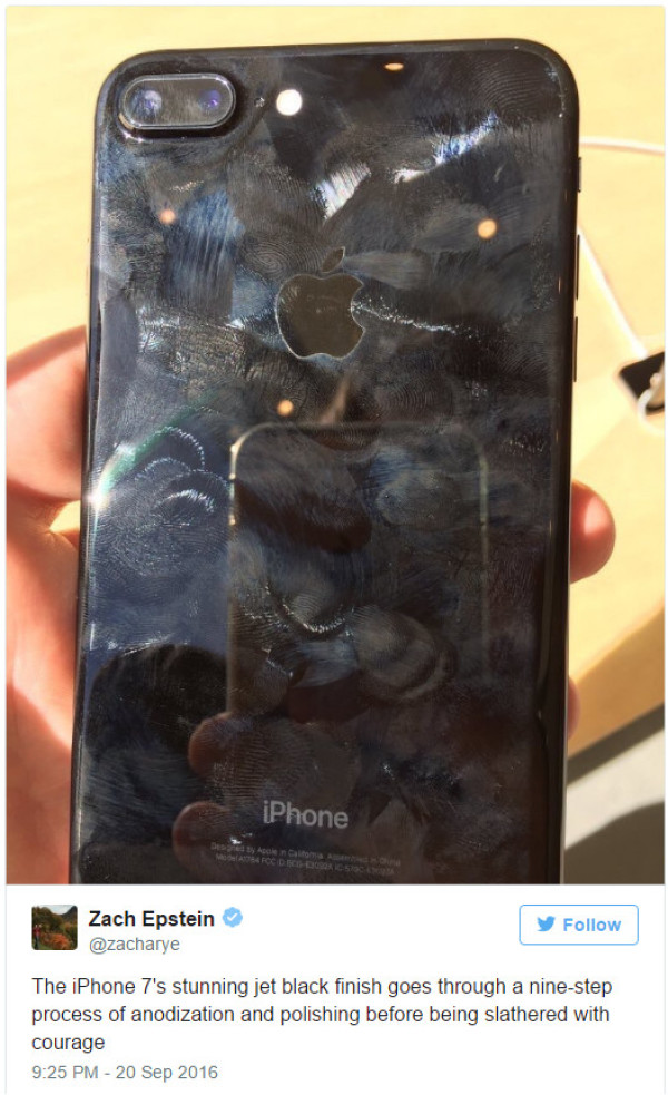 你的亮黑iPhone 7“裸跑”三个月后还好吗