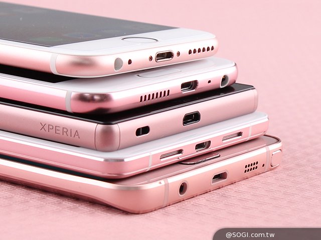 情人節大決戰：iPhone6s，Note5等五旗艦粉色系來襲