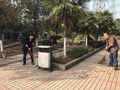长沙县民政局开展“大扫除、迎新年”志愿活动