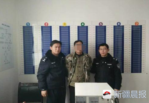 昌吉民警抓获一网上在逃人员 11年前在内蒙古杀人后潜逃