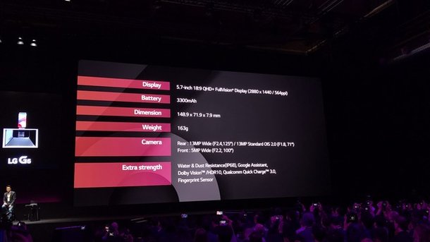 双镜头 全视线显示屏！LG宣布公布G6智能机
