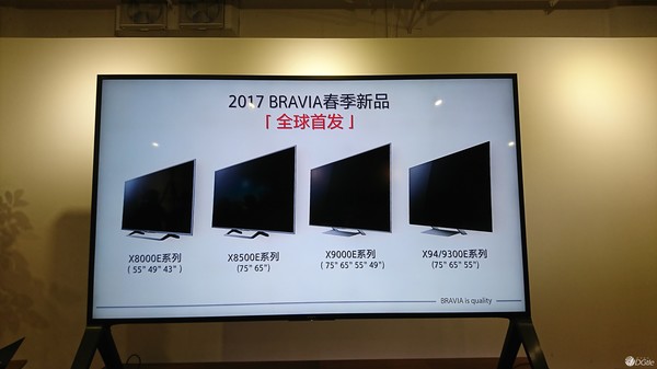 不仅于画面质量的全方位提高，sony中国公布几款电视机新产品