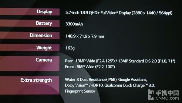 LG G6公布：全视线屏/双镜头/安卓7.1