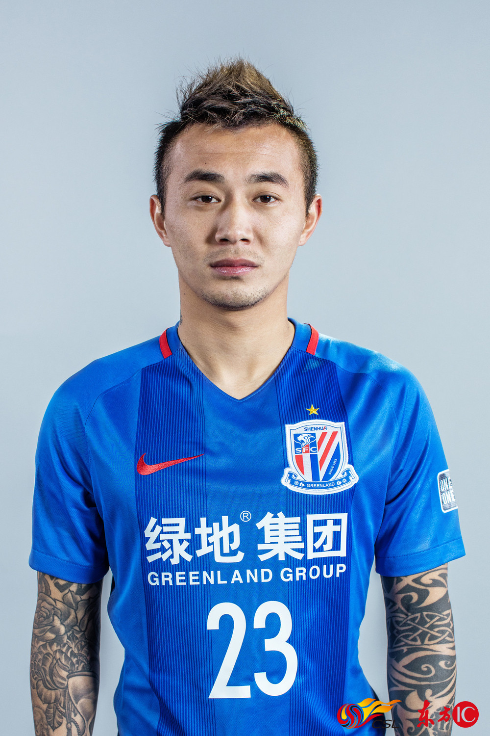 不狂不放不申花2017上海绿地申花球员写真发布