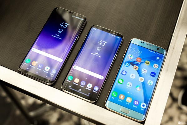 小尾巴图赏丨Galaxy S8 与 S7 edge / iPhone 7 Plus 比照