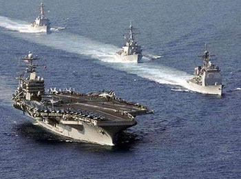 外媒：美国向东亚派双航母 意在对朝鲜施压