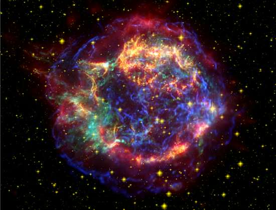 最新消息：科学家发现超新星遗迹竟然由钙组成