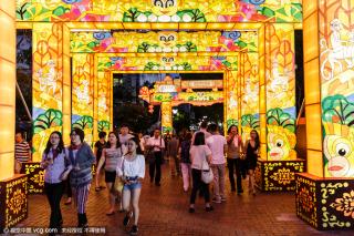澳大利亚举办中国春节灯会 总理特恩布尔出席