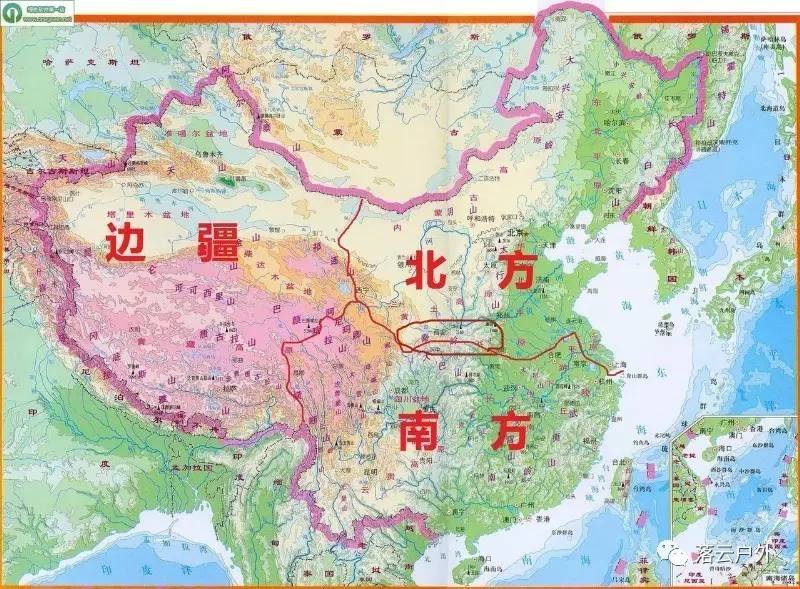 秦岭山脉的 30座户外山脉