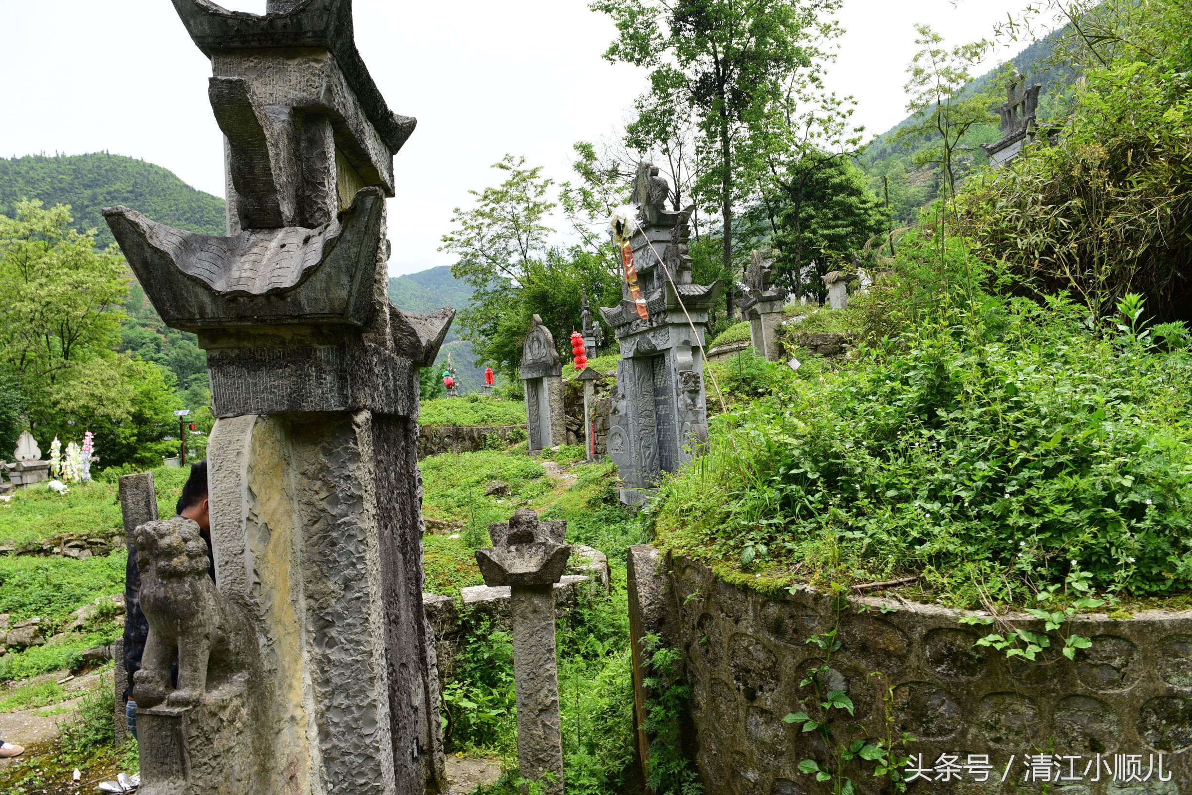   神奇！农村山区祖坟墓葬风水好，后代大多当官