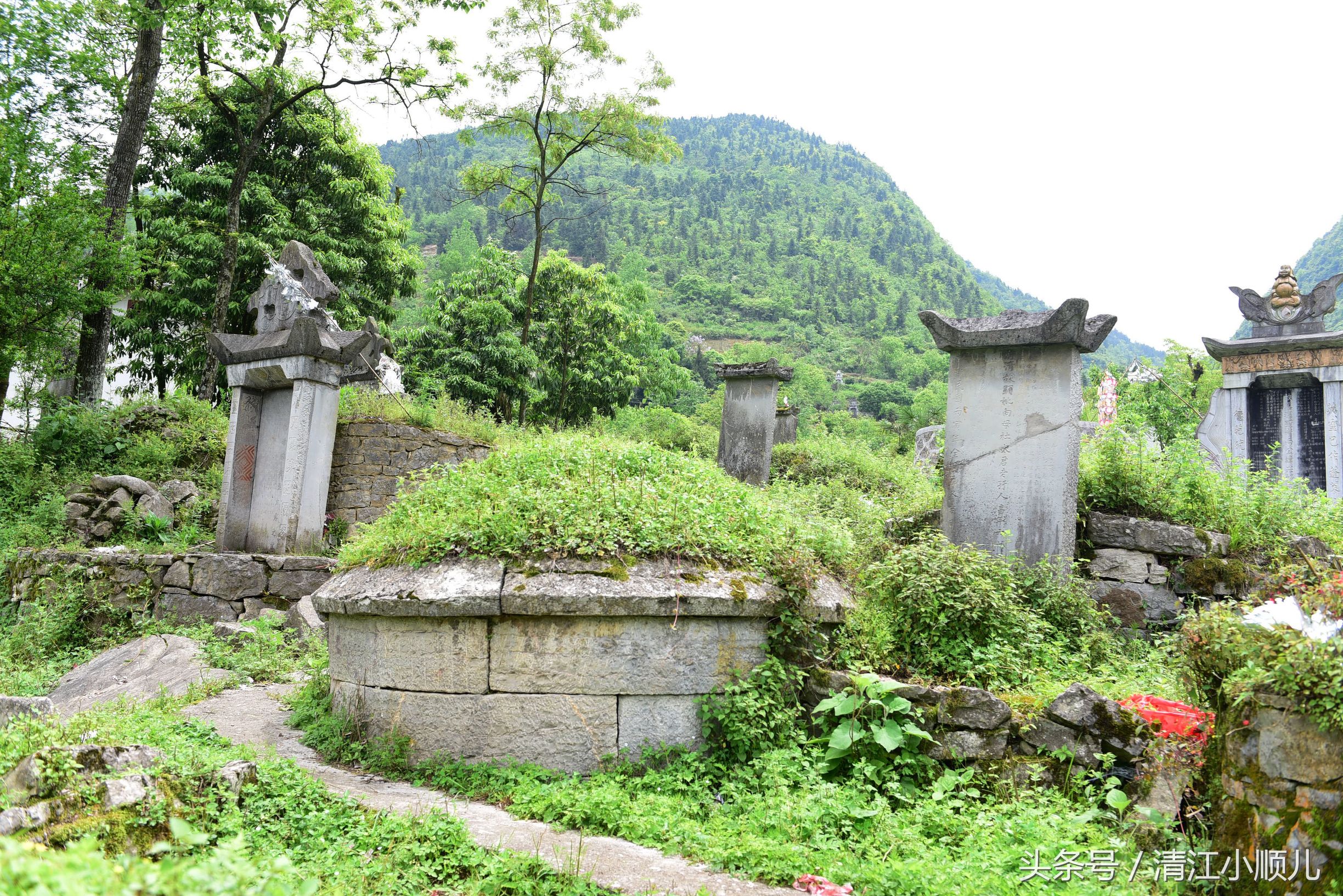   神奇！农村山区祖坟墓葬风水好，后代大多当官