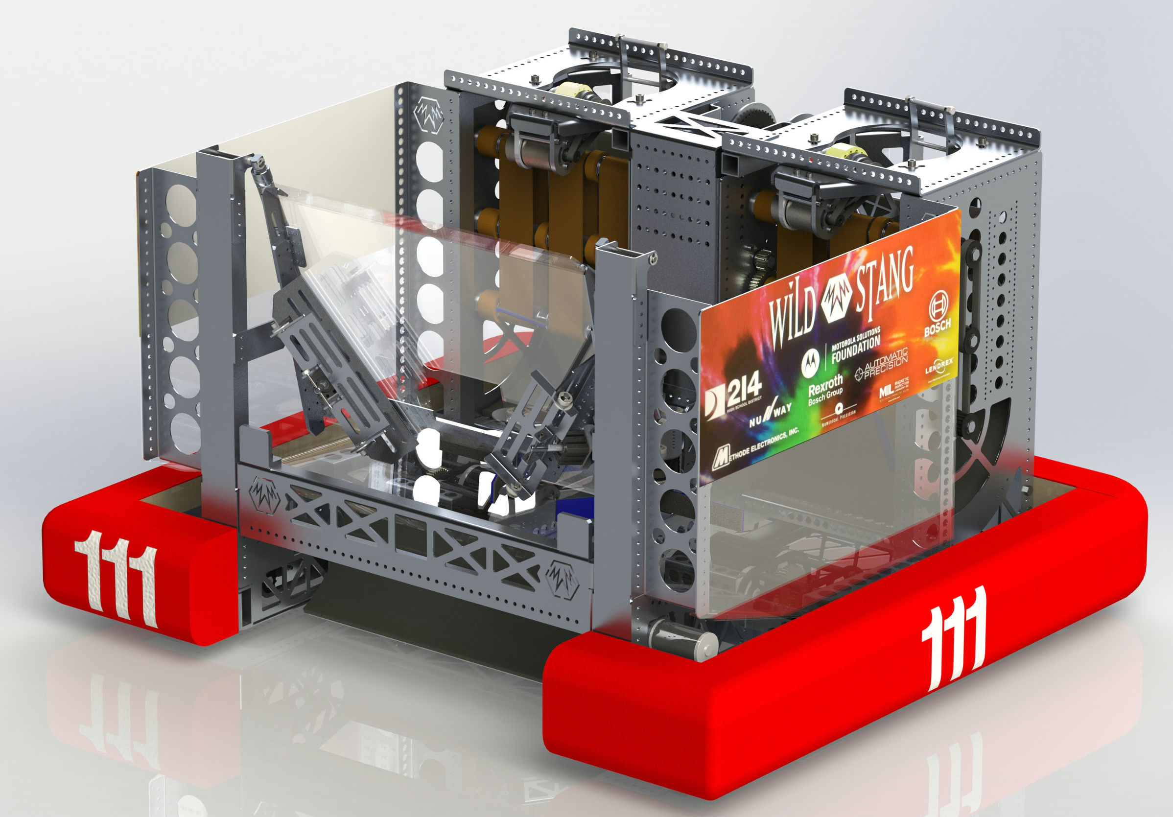 WildStang机器人车三维建模图纸 SOLIDWORKS