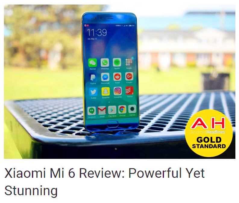 外媒评测小米6：有史以来最棒的小米手机，既强大又漂亮