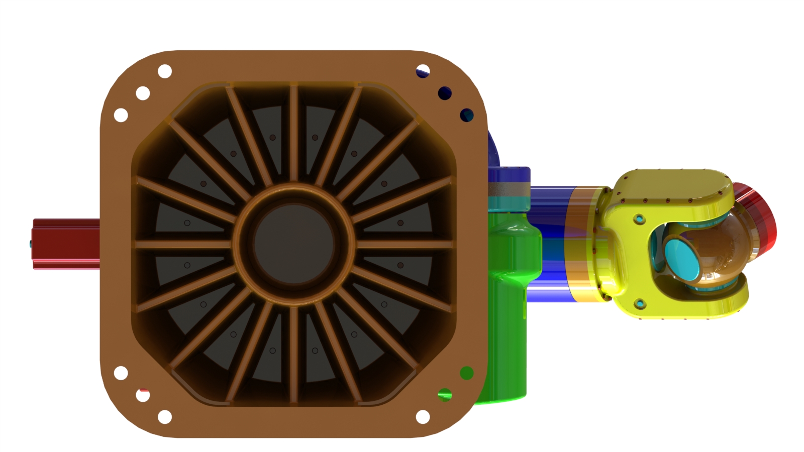 完整的6自由度机器人手臂3D建模图纸 SOLIDWORKS