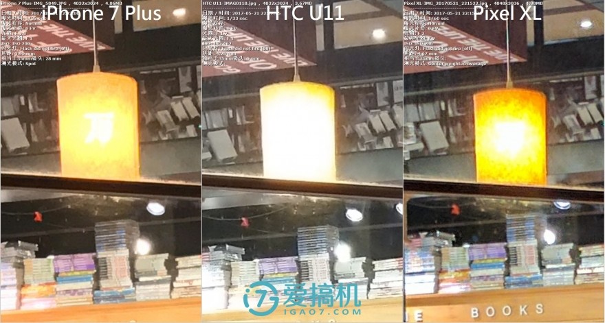 逆袭！HTC U11-Pixel XL-iPhone夜拍对比