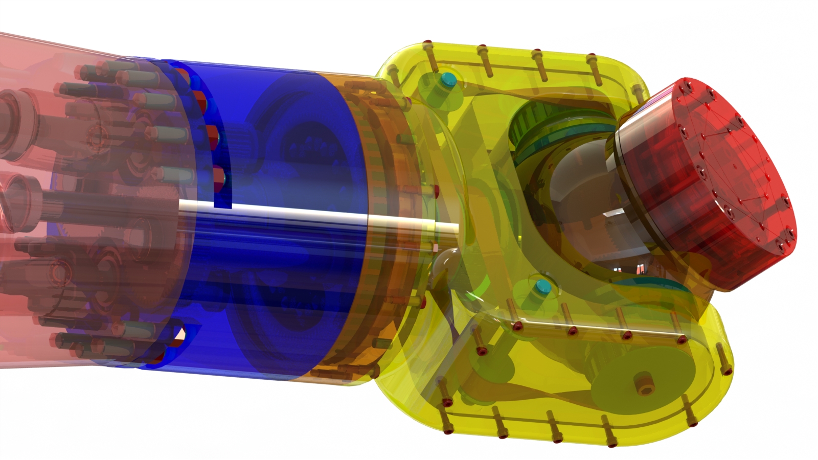 完整的6自由度机器人手臂3D建模图纸 SOLIDWORKS