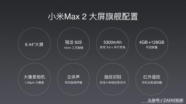 小米手机Max 2宣布现身，新秘方老味