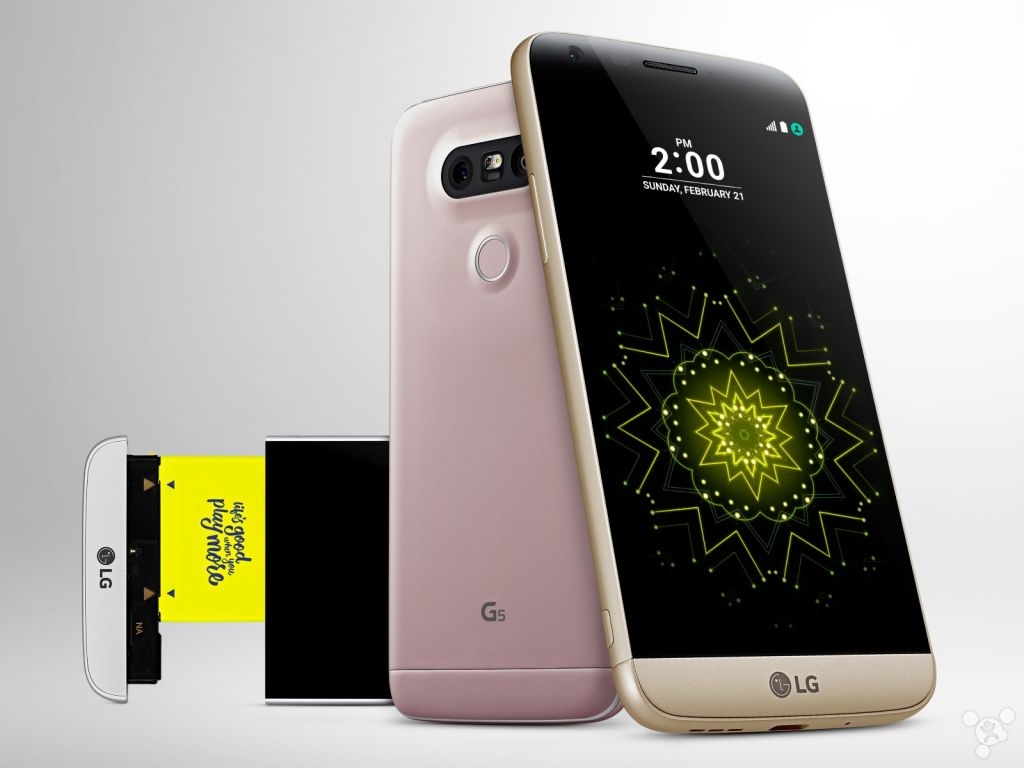 LG公布旗舰级LG G5：金属材料外壳 与众不同控制模块式设计方案