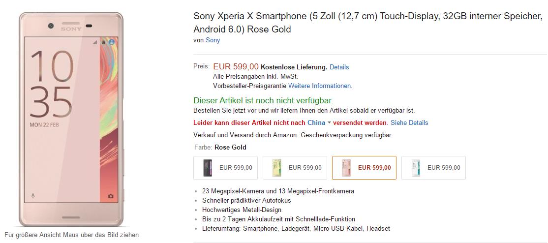 sonyXperia X系列产品新手机上市，2K起的市场价依然傲娇