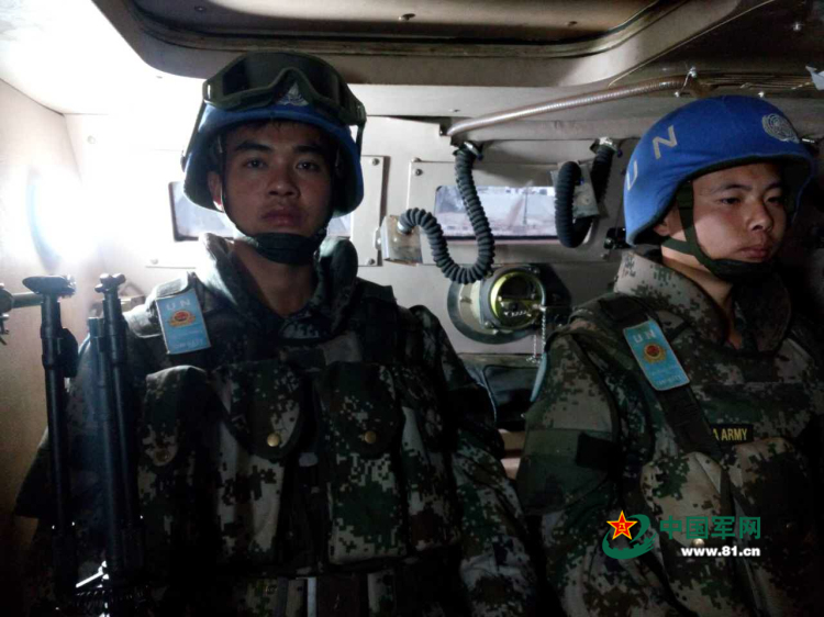 中国维和步兵营顺利完成武装护卫任务