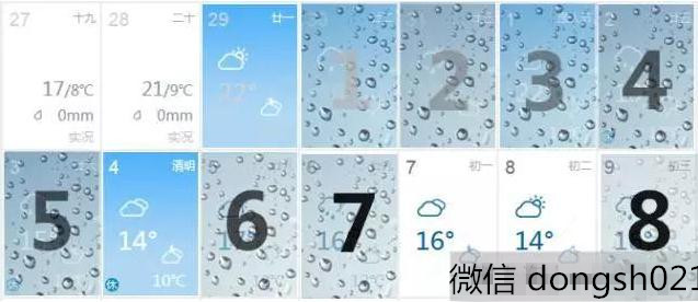 高温直窜22℃！上海清明8天雨！就问你怕不怕！