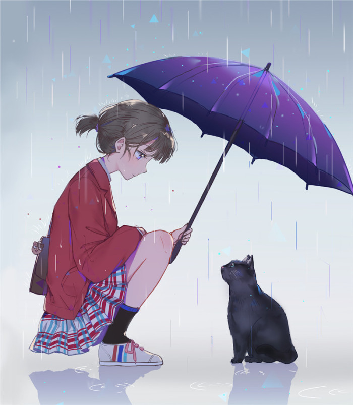 适合雨天发的简短句子 下雨天的心情说说忧伤心碎图片