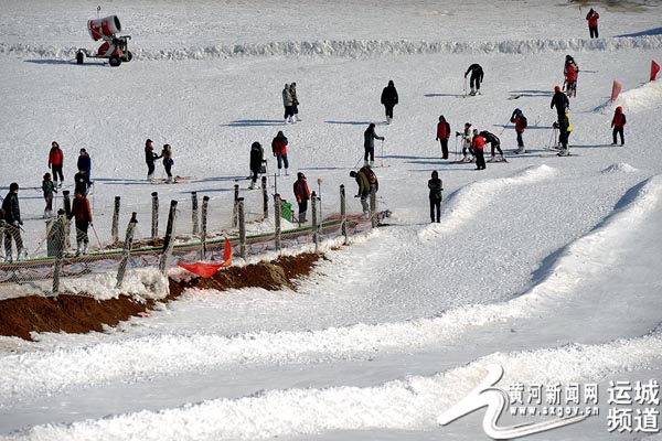 夏县泗交滑雪场 冬季滑雪好去处