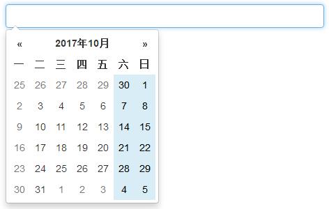 前端开发：一个开源、美观的日期选择器（bootstrap datepicker）