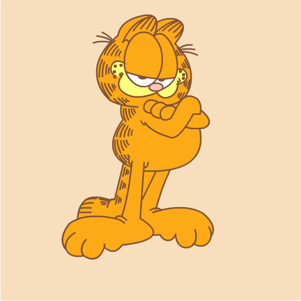 如何用懒方法画加菲猫