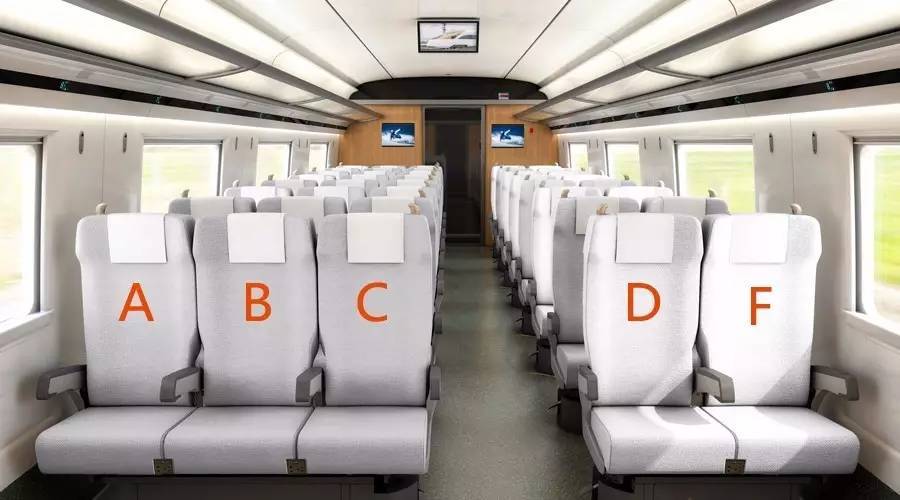 高铁能自主选座，疑问来了:座位号从A到F，为何没E?