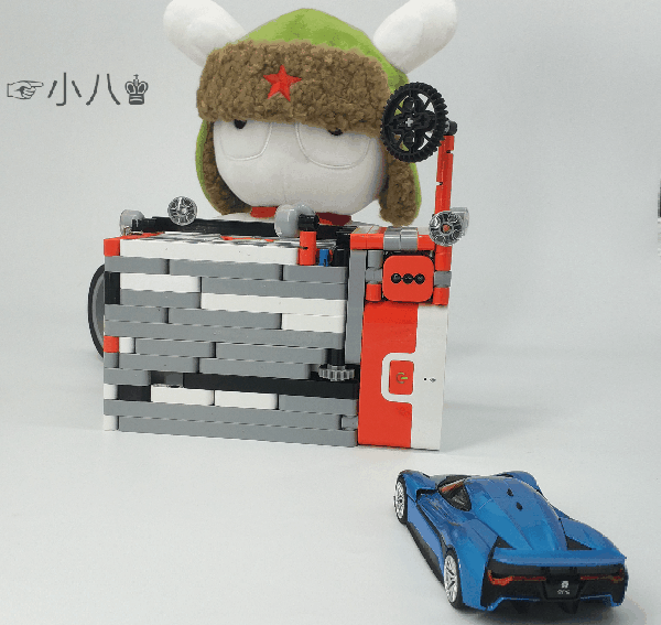 米兔全自动快递箱~米兔积木智能机器人异类游戏玩法