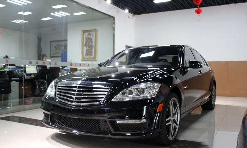 天津港展厅，V8双涡轮高性能绅士，奔驰S63L AMG