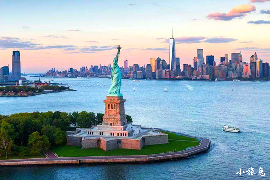 自由女神像在哪个城市？位于美国纽约海港内自由岛-第5张图片