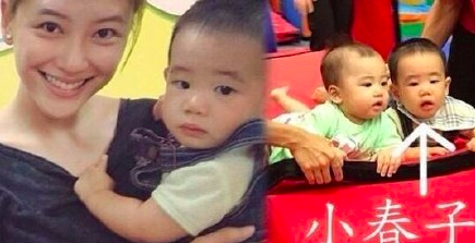 Jasper婴儿时期旧照曝光，幼时几乎和陈小春长得一模一样