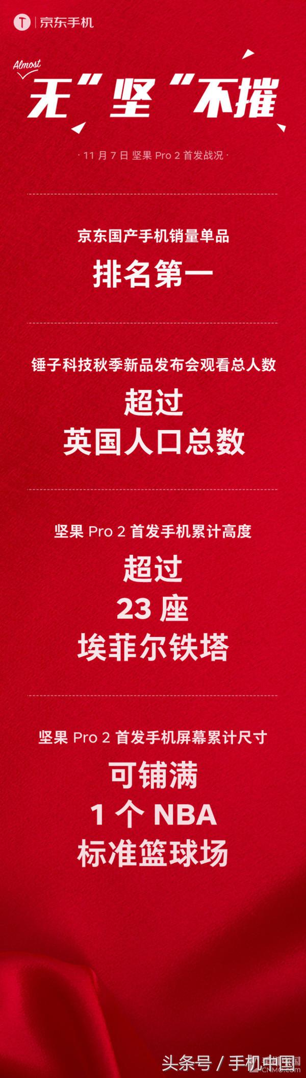 干果Pro 两人气爆满 夺京东商城国销售量第一